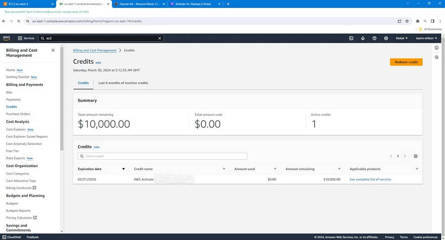 buy amazon aws account