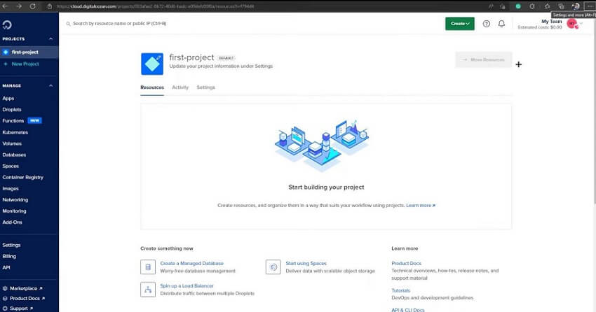 buy digitalocean account