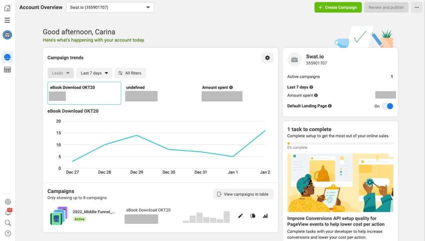 best instagram ads account