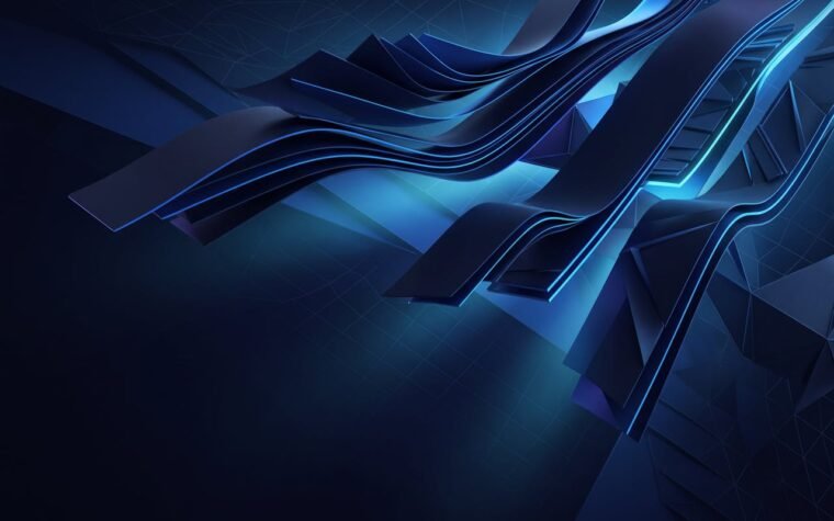 Buy Amazon SES Account from AccsMarket.shop, shown as folded ribbon planes streaming through space
