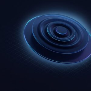 Buy DigitalOcean Account from AccsMarket.shop, shown as concentric rippling glass discs