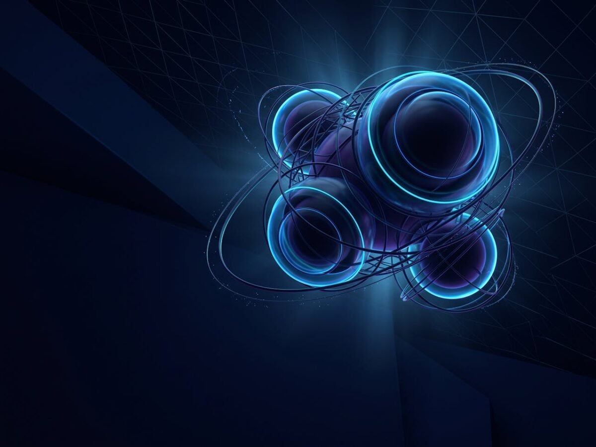 Buy Google Cloud Account from AccsMarket.shop, shown as translucent spheres wrapped in orbital rings