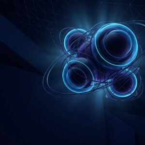 Buy Google Cloud Account from AccsMarket.shop, shown as translucent spheres wrapped in orbital rings