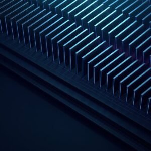 Buy Hetzner Account from AccsMarket.shop, shown as dense parallel blade server fins