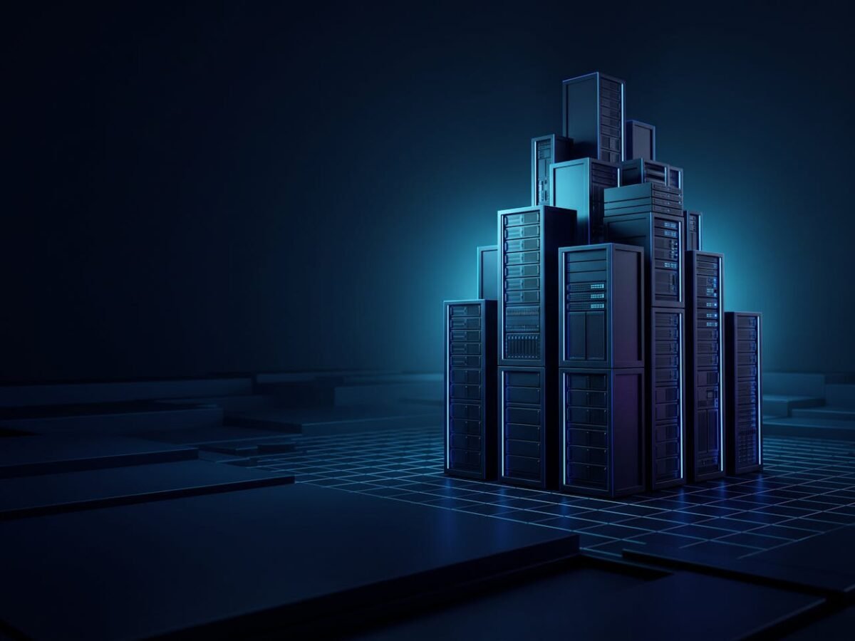Buy Linode Account from AccsMarket.shop, shown as stacked vertical server rack columns