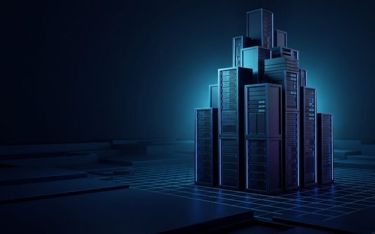 Buy Linode Account from AccsMarket.shop, shown as stacked vertical server rack columns